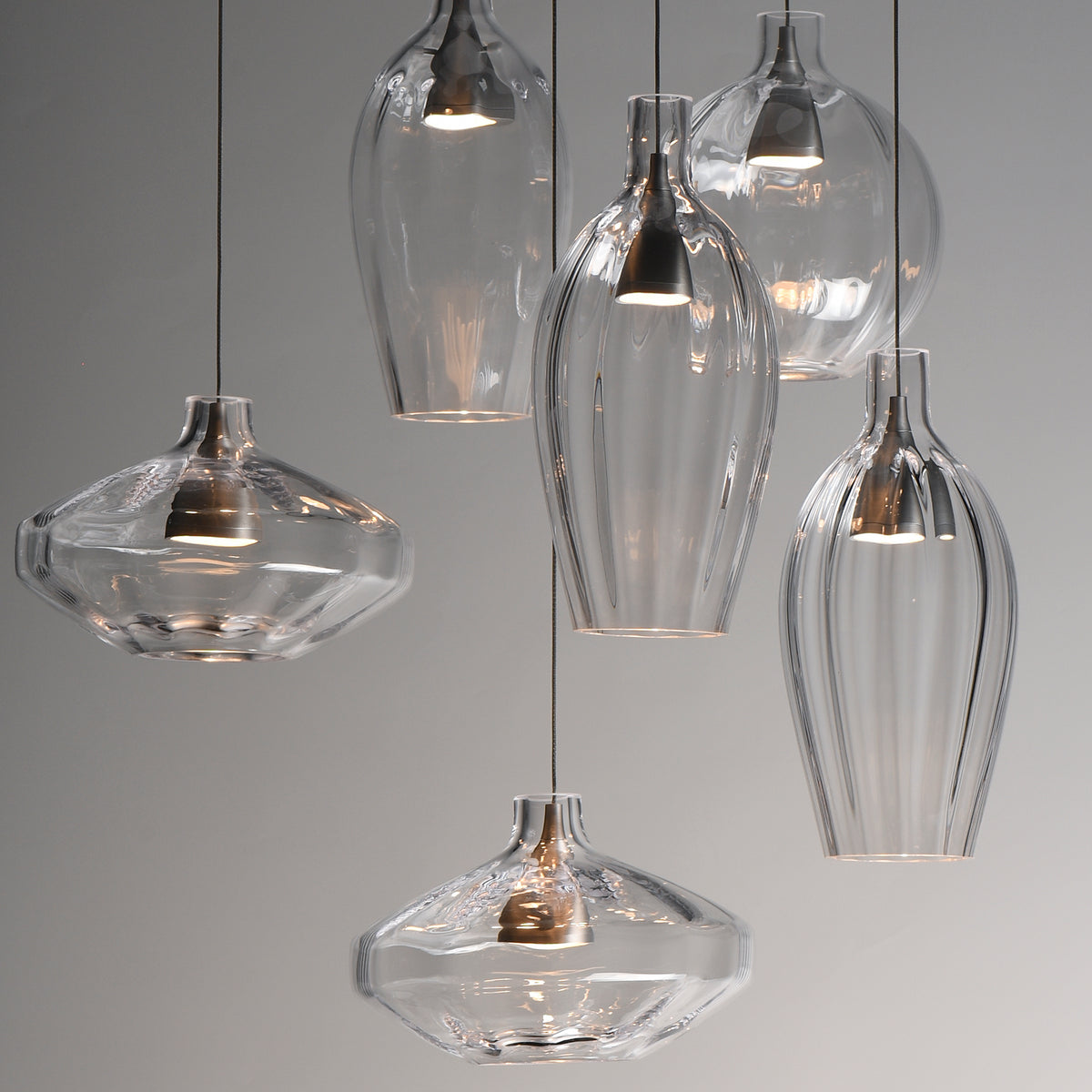 Studio M Lighting - SM49317CL - Ray Dance Suspension - Ray Dance - Aluminium brossé