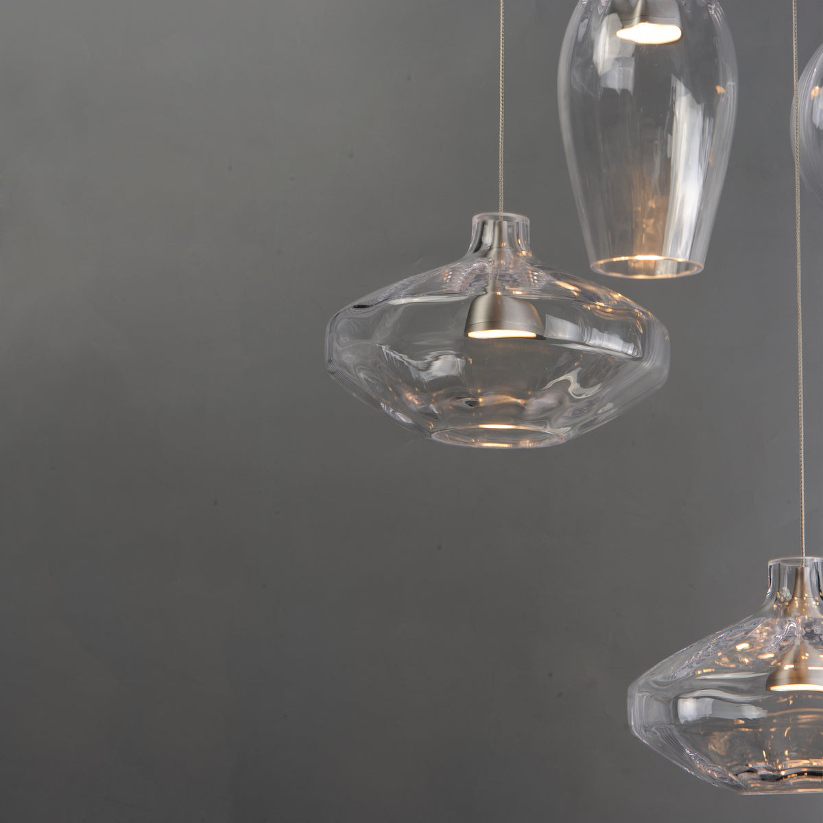 Studio M Lighting - SM49317CL - Ray Dance Suspension - Ray Dance - Aluminium brossé