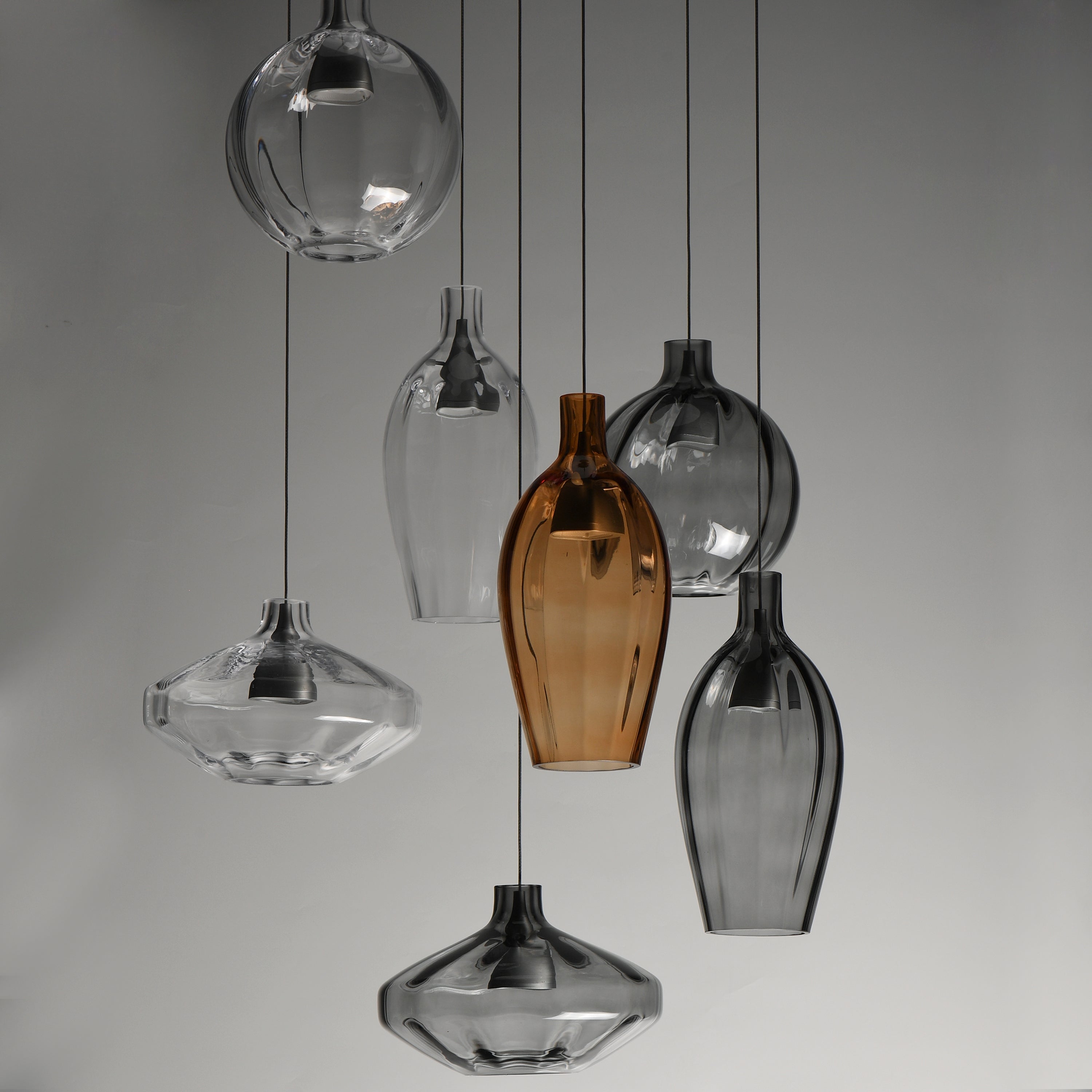 Studio M Lighting - SM49317EMSK - Ray Dance Pendant - Ray Dance - Brushed Aluminum
