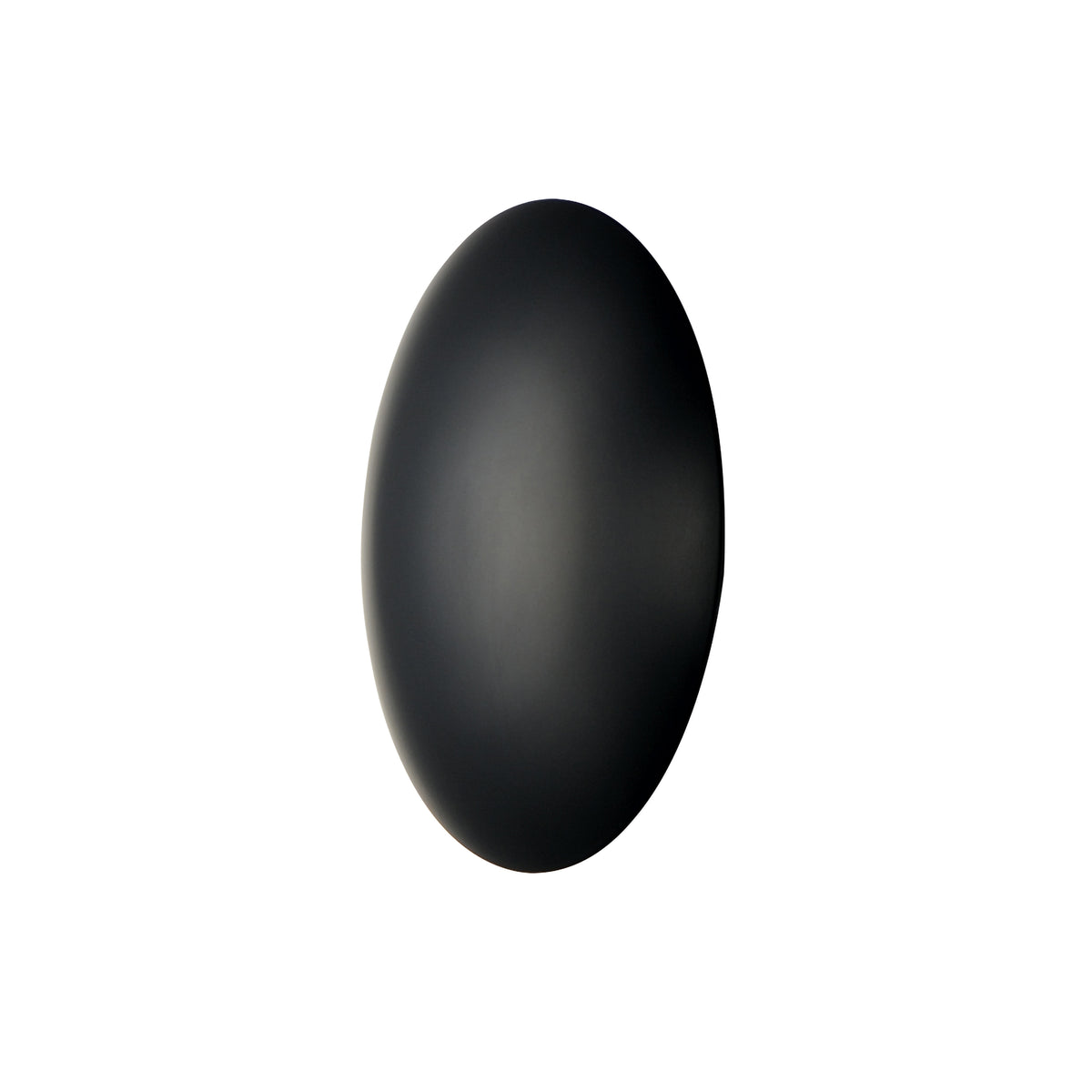 Studio M Lighting SM81850BK Vesta Flush Mount in Black, front view on white background