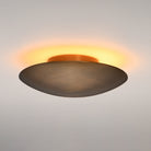 Studio M Lighting SM81850WBR Vesta Plafonnier en laiton patiné, gros plan détaillé
