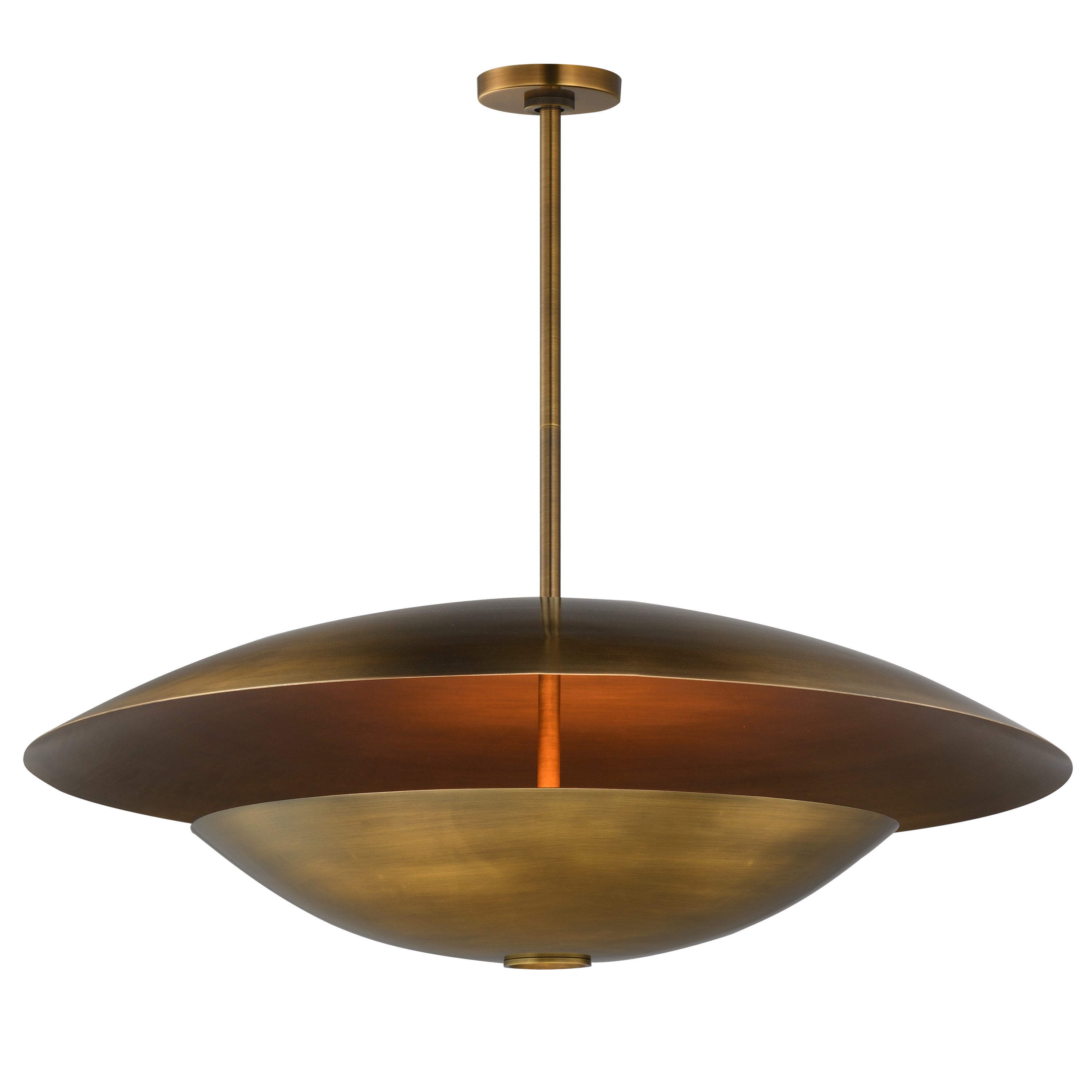 Studio M Lighting - SM81858WBR - Vesta Pendant - Vesta - Weathered Brass