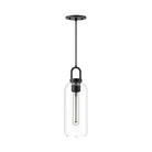Alora Canada - PD401505MBCL - One Light Pendant - Soji - Clear Glass/Matte Black
