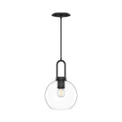 Alora Canada - PD601608MBCL - One Light Pendant - Soji - Clear Glass/Matte Black