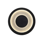 Applique murale extérieure à DEL Stephord de Kuzco Lighting EW97204-BK/CL, couleur noire