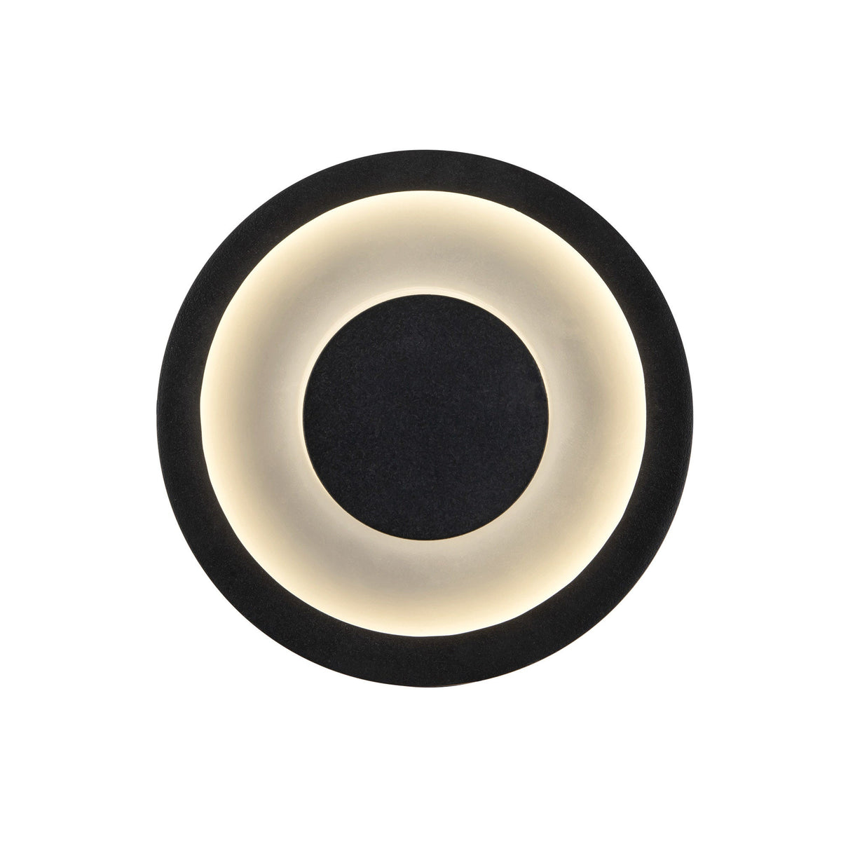Applique murale extérieure à DEL Stephord de Kuzco Lighting EW97204-BK/CL, couleur noire