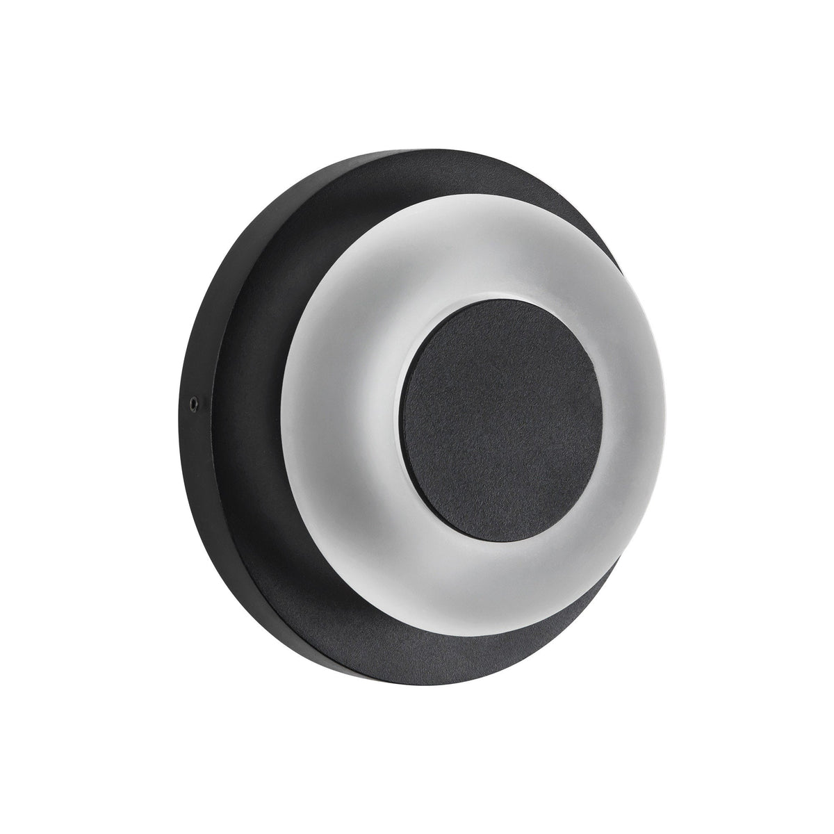 Applique murale extérieure à DEL Stephord de Kuzco Lighting EW97204-BK/CL, couleur noire
