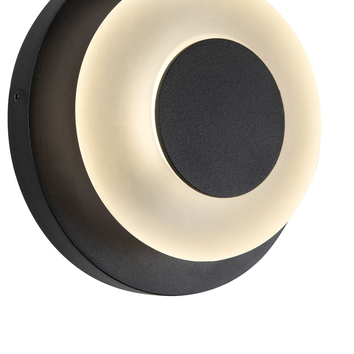 Applique murale extérieure à DEL Stephord de Kuzco Lighting EW97204-BK/CL, couleur noire