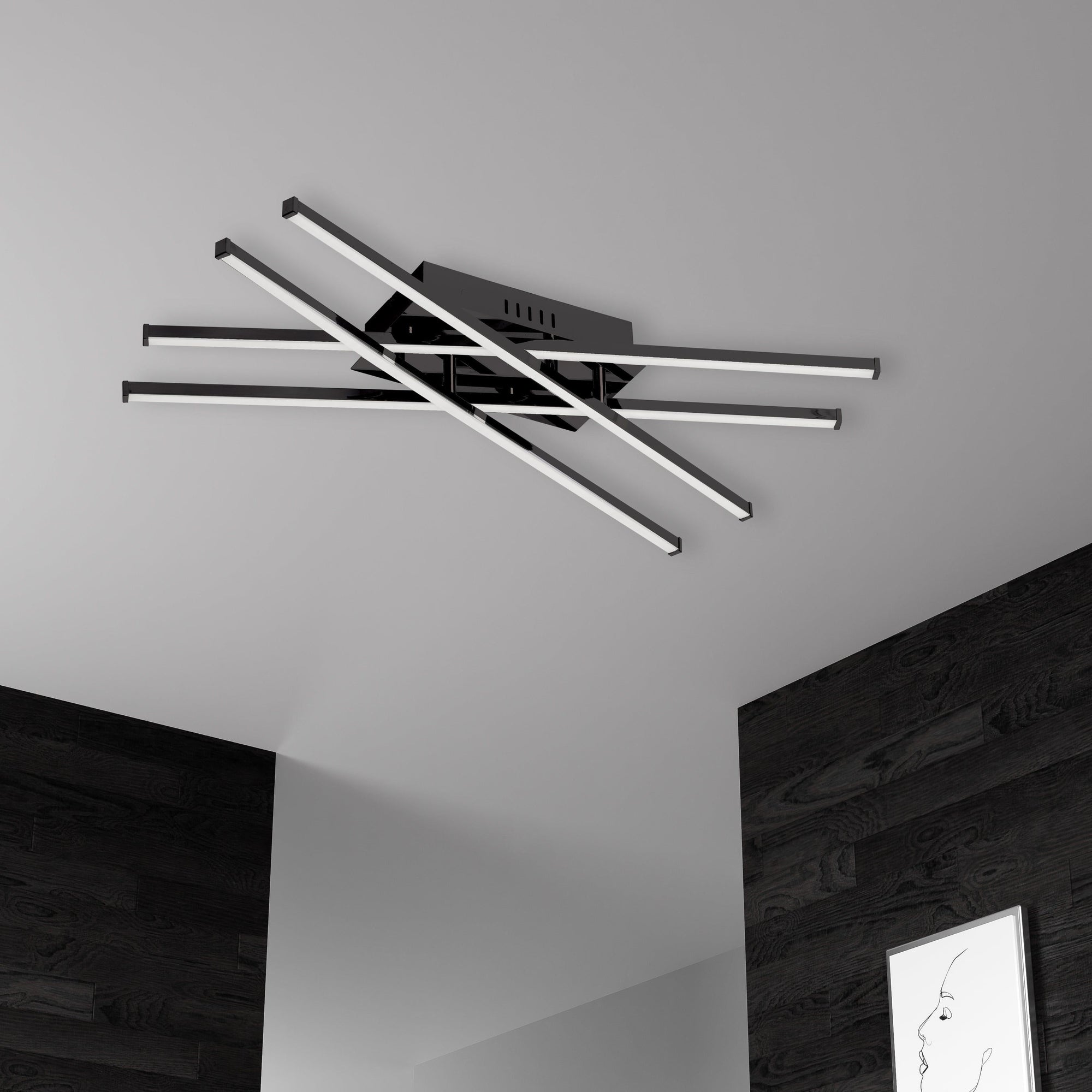 Dainolite Canada - SUM-24FH-MB - LED Flush Mount - Summit - Black