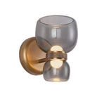 Alora Canada - WV310205VBSM - Meuble-lavabo à DEL - Sutton - Laiton vieilli/Verre fumé