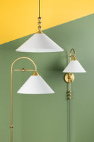 Lampadaire Mitzi HL682401-AGB Sang en Laiton vieilli