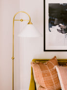 Lampadaire Mitzi HL682401-AGB Sang en Laiton vieilli