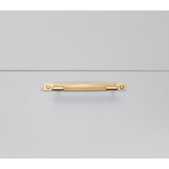 Buster + Punch - NPB-05346 - Pull Bar - Linear Plate -  - Brass