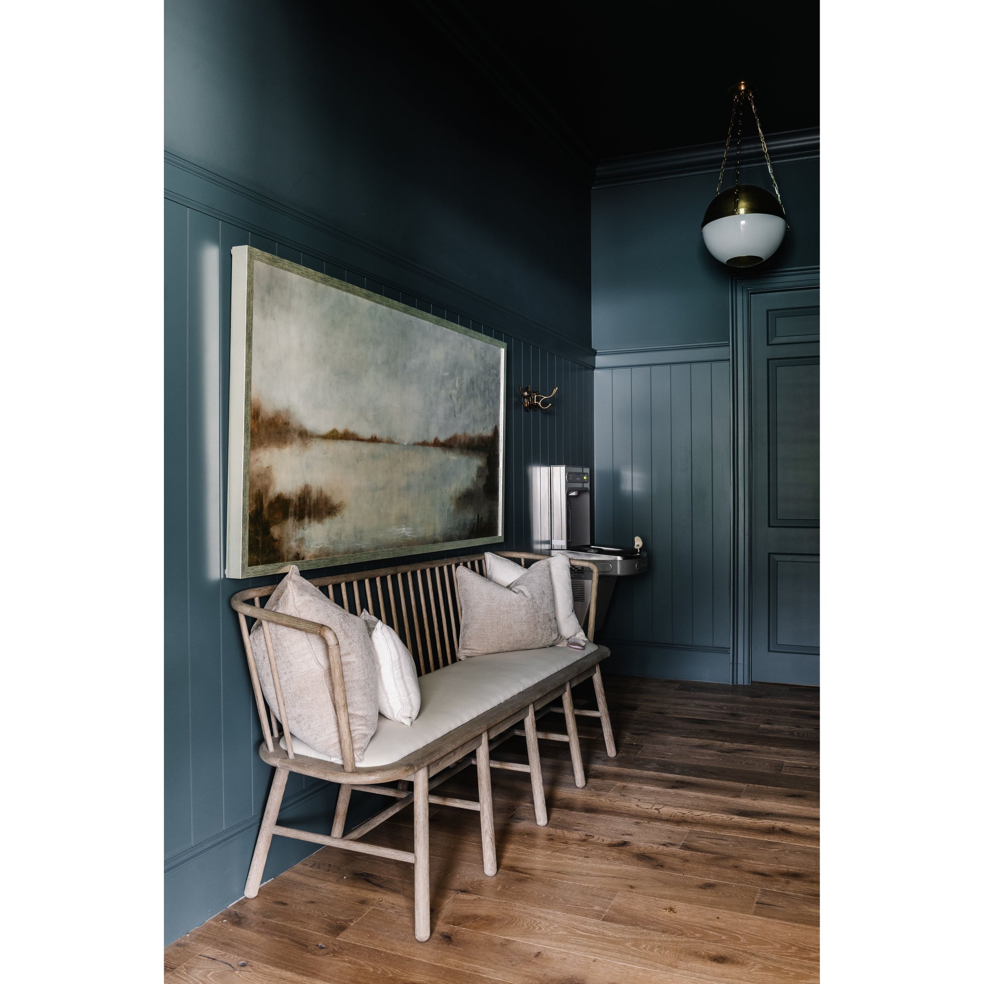 Hudson Valley Lighting - Sphere No.2 Pendant - MDS750-AGB | Montreal Lighting & Hardware