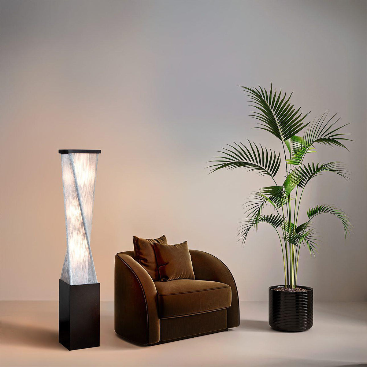 Torque Tall Base Accent Floor Lamp