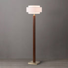 Lampadaire Nova of California 2011833WH Tambo Coronado en noyer foncé