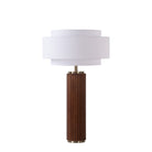 Nova de Californie 1011832WH Tambo Coronado Lampe de table en noyer foncé
