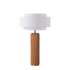 Nova de Californie 1011832WH Tambo Coronado Lampe de table en noyer foncé