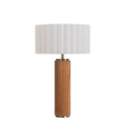 Nova of California 1012832WH Tambo Scallop Table Lamp in Natural Ash