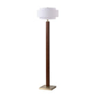Lampadaire Nova of California 2011833WH Tambo Coronado en noyer foncé