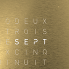 QLOCKTWO T4GGD QLOCKTWO EARTH 13.5 Légende Dorée