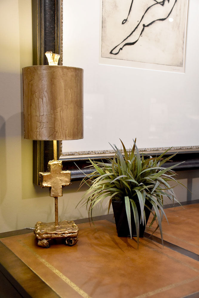 Cross Gold Table Lamp