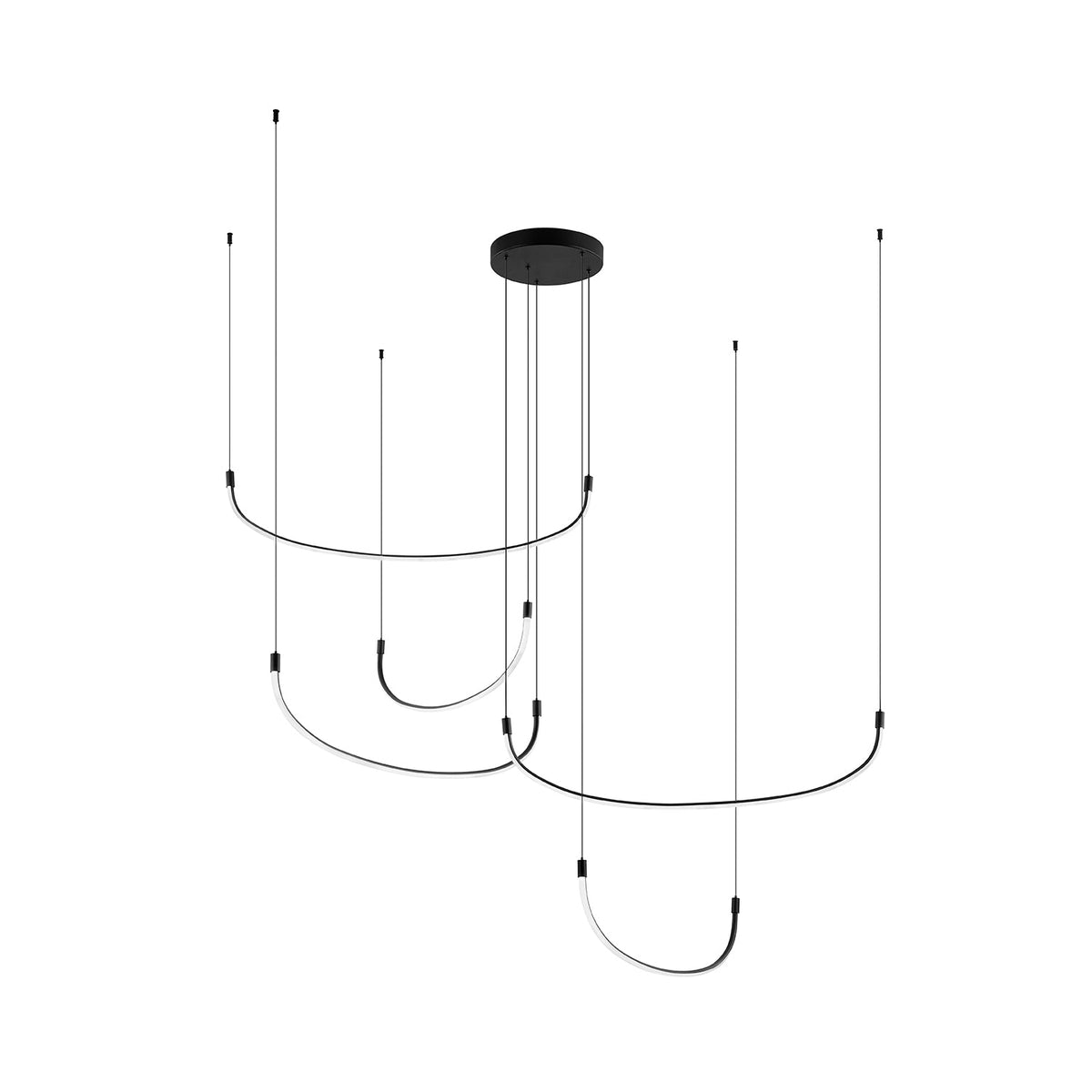Kuzco Lighting MP89570-BG Talis 5-Bar LED Multi Pendant in Brushed Gold