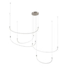 Kuzco Lighting MP89590-BN-UNV Talis 5-Bar LED Multi Pendant in Brushed Nickel