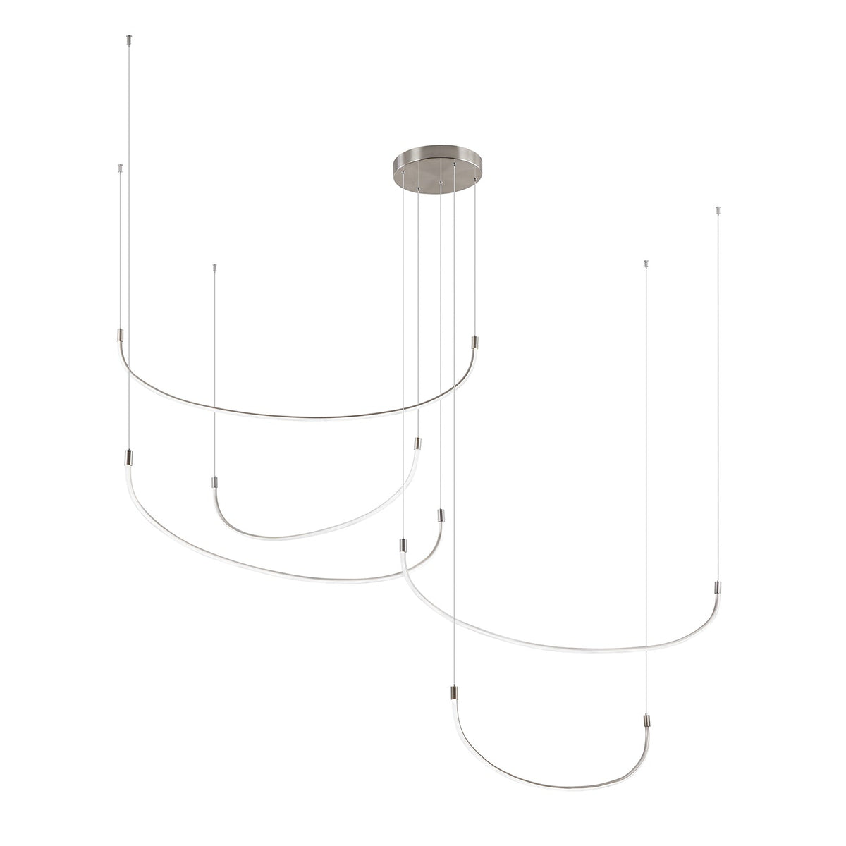 Kuzco Lighting MP89590-BN Talis 5-Bar LED Multi Pendant in Brushed Nickel