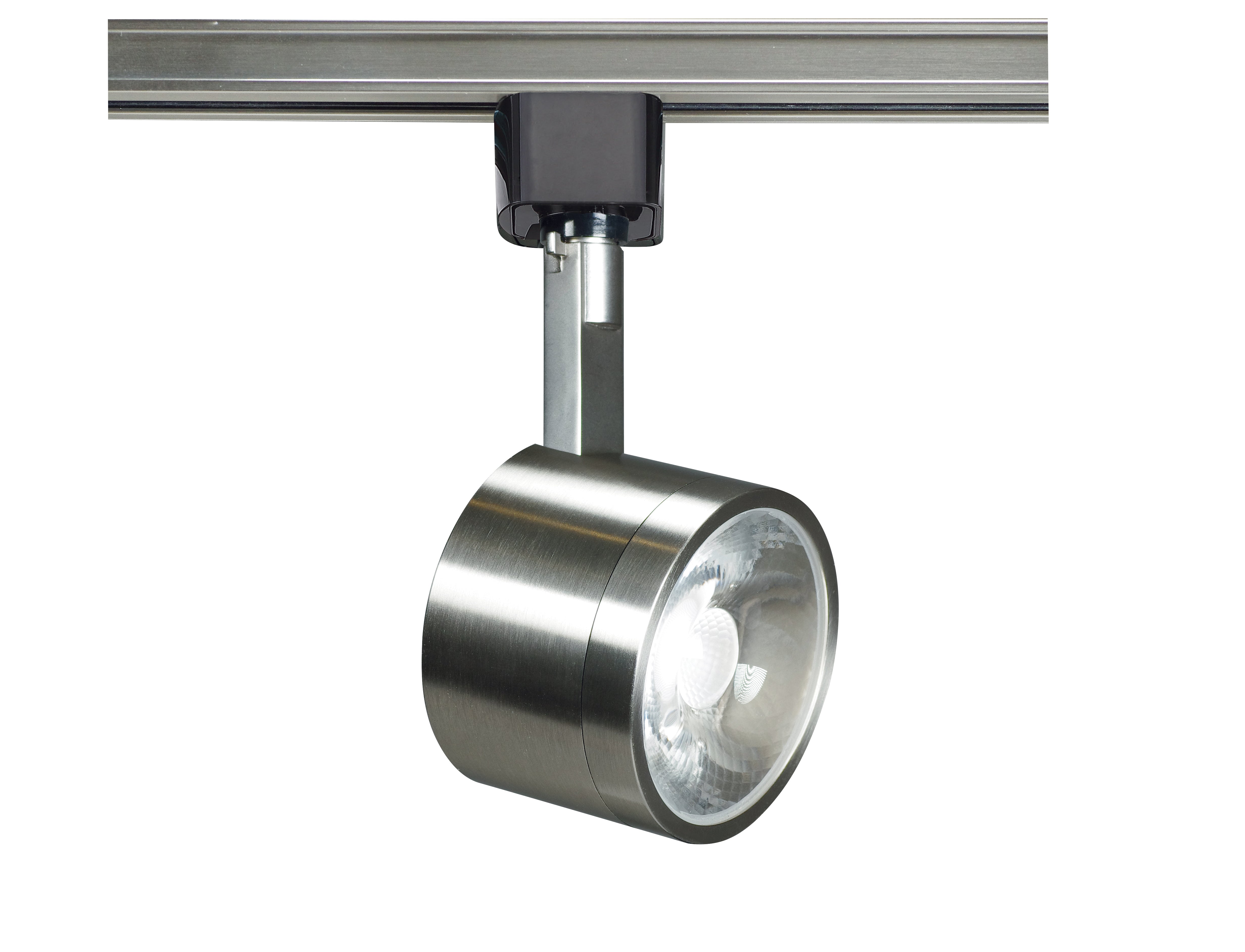 Satco TH407 LED Round Track Head in Brushed Nickel