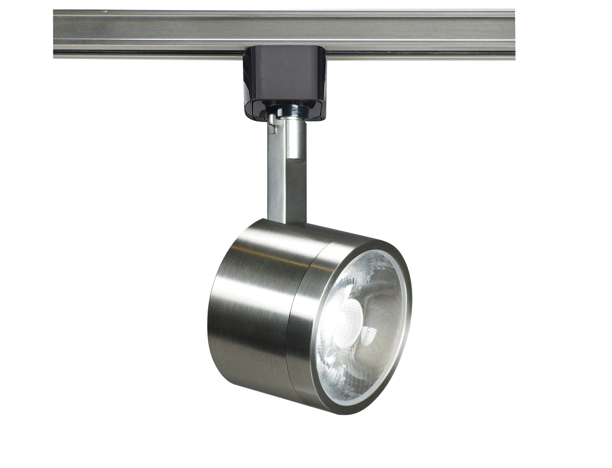 Satco TH407 LED Round Track Head in Brushed Nickel