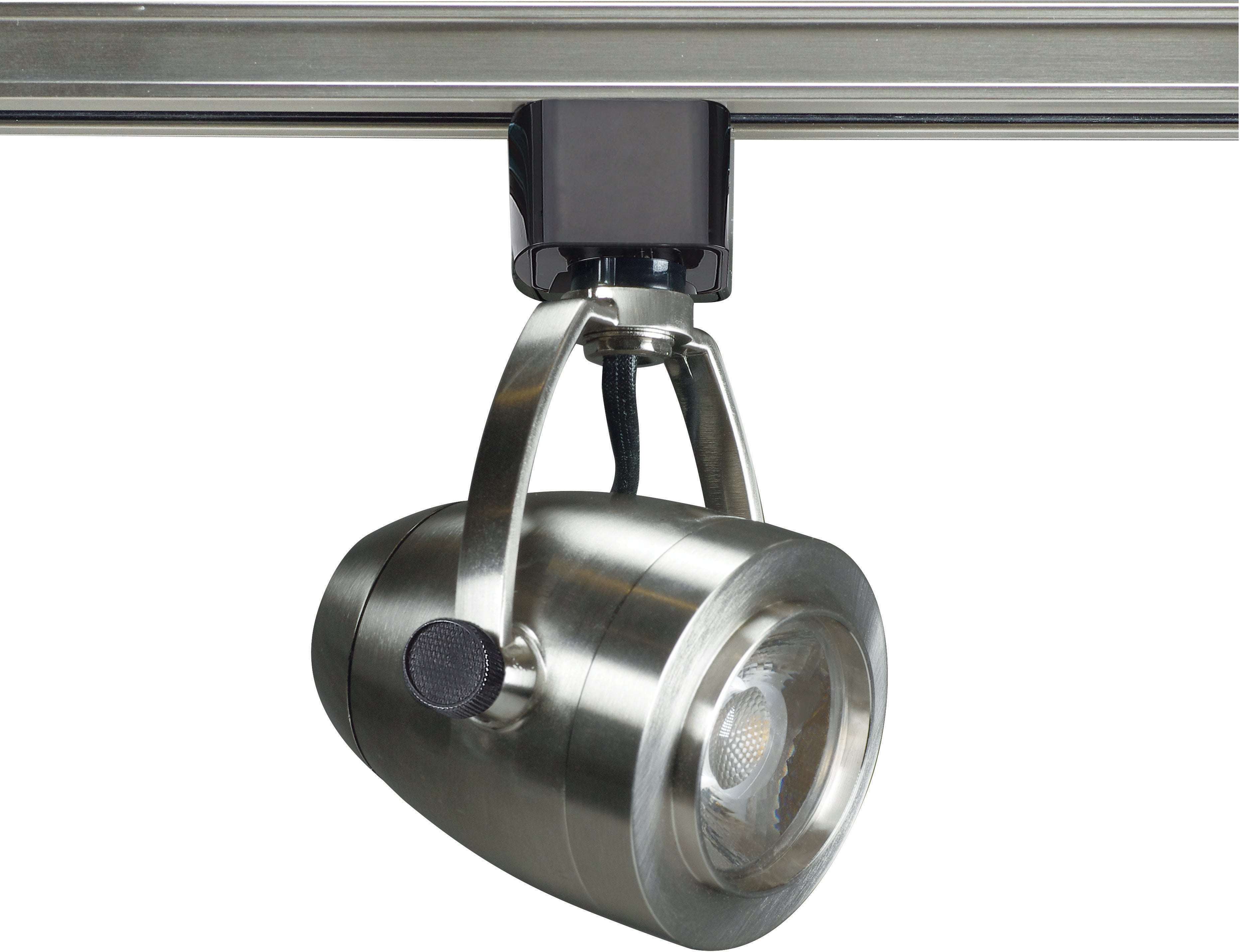 Satco TH415 LED Pinch Back Track Head in Brushed Nickel