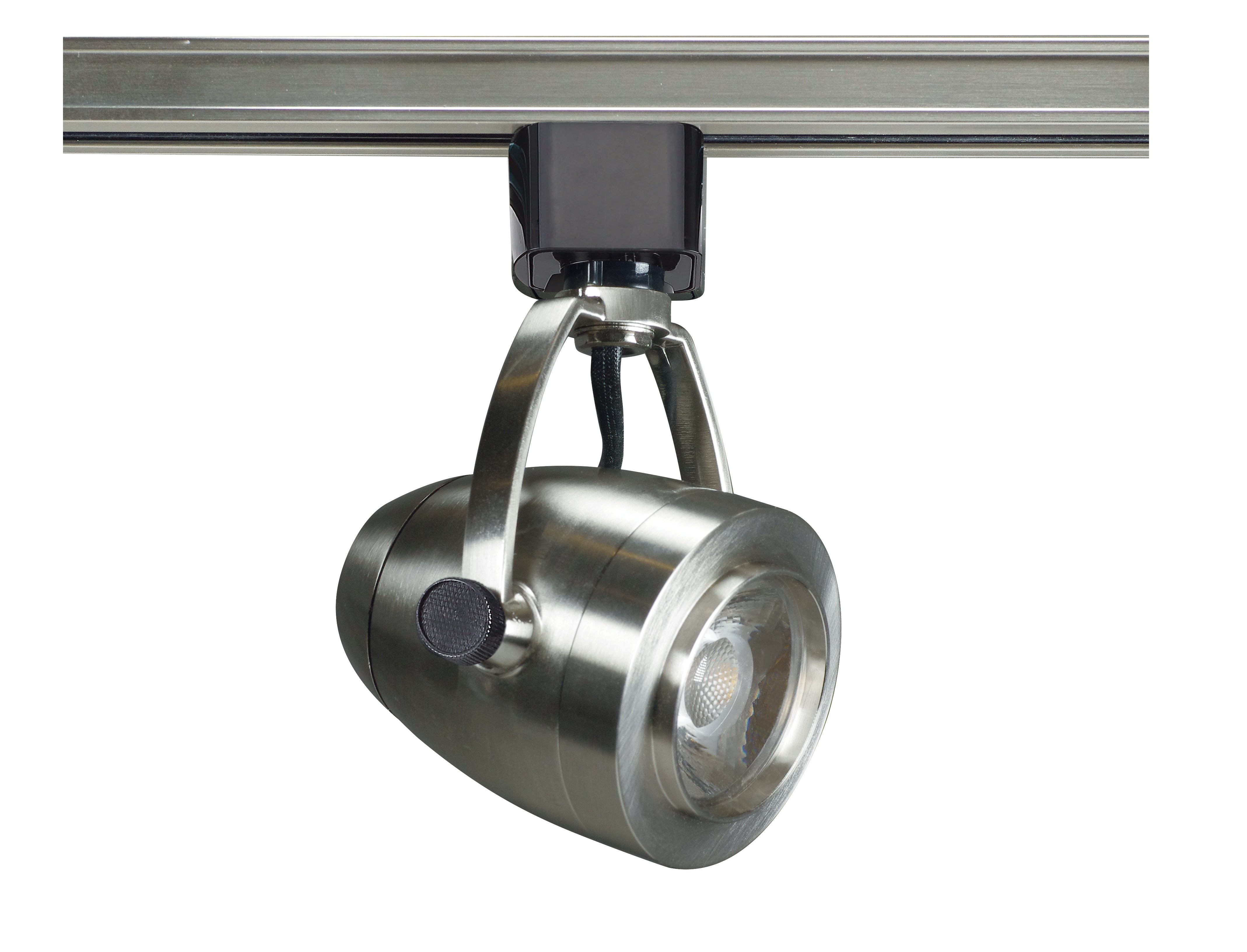 Satco TH417 LED Pinch Back Track Head in Brushed Nickel