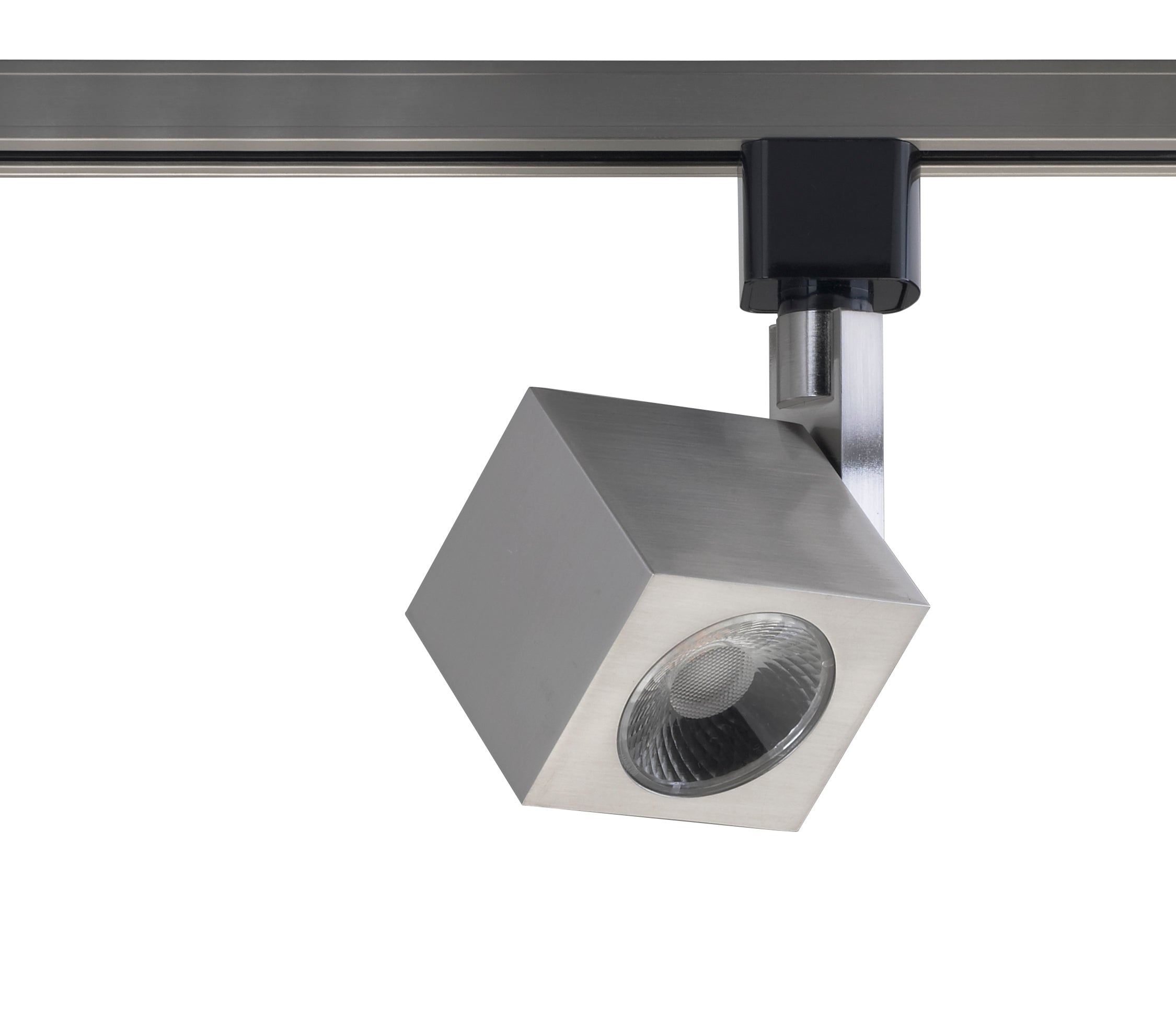 Satco TH465 LED Square Track Head in Brushed Nickel