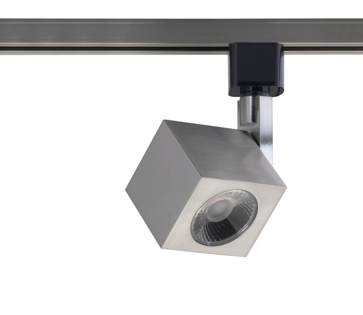 Satco TH467 LED Square Track Head in Brushed Nickel