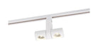 Satco TH483 LED Dual Pipe Track Head in White