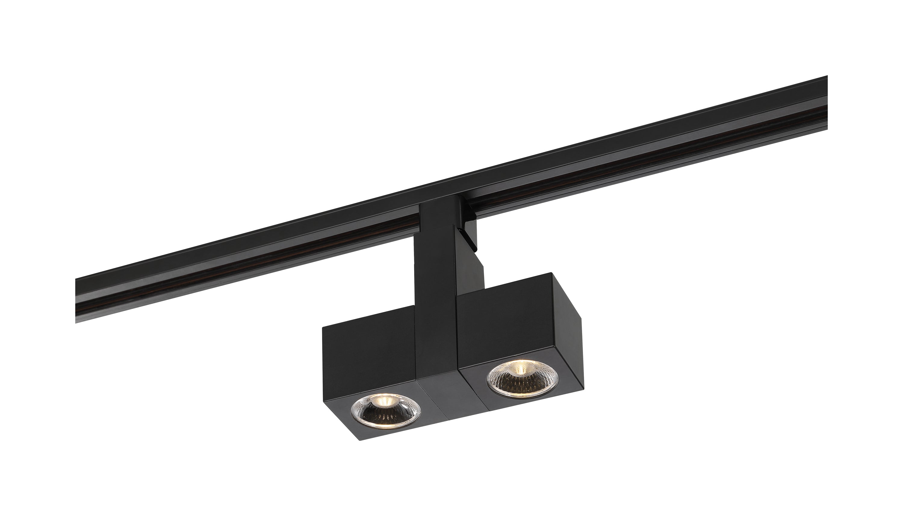 Satco TH484 LED Dual Square Track Head in Black