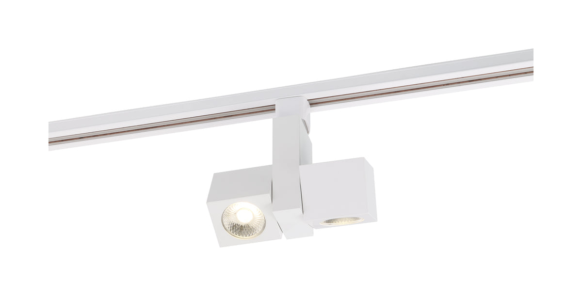 Satco TH486 LED Dual Square Track Head in White