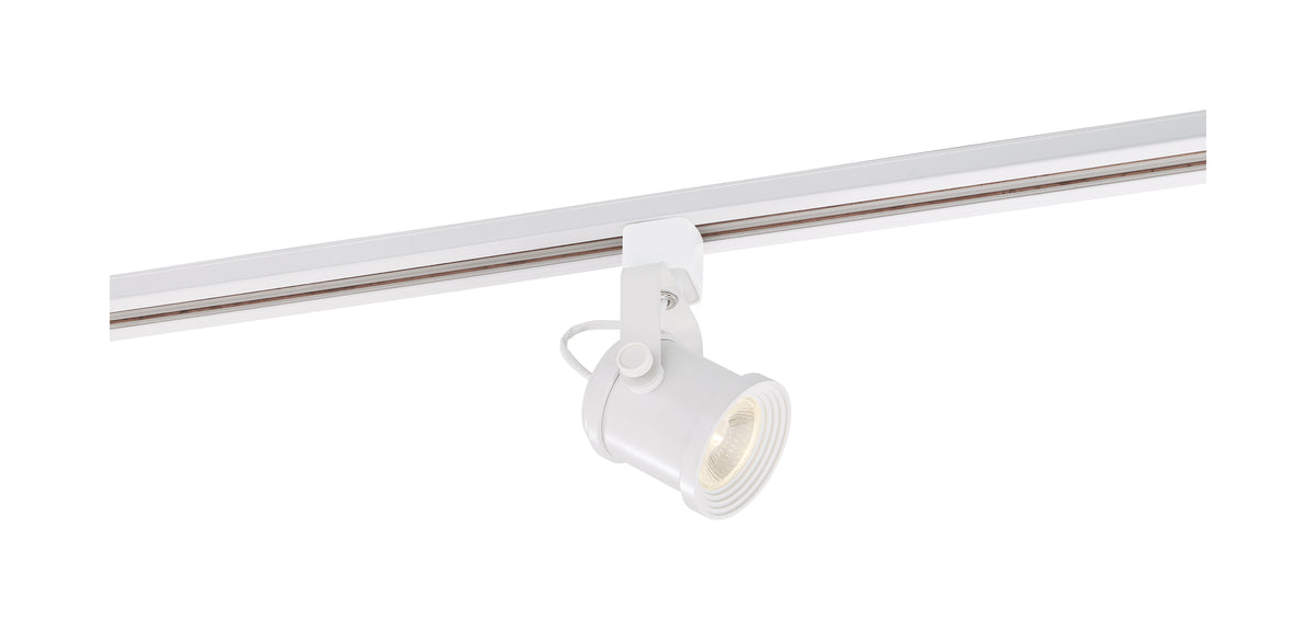 Projecteur sur rail forgé à LED Satco TH491 blanc