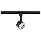 Satco TH636 LED Round Track Head in Matte Black / Brushed Nickel