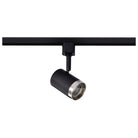Satco TH648 LED Small Cylinder Track Head in Matte Black / Brushed Nickel