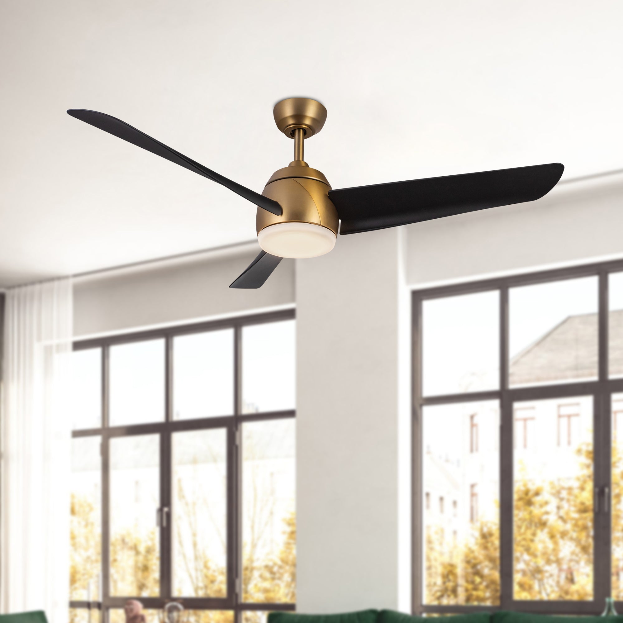 Kuzco Lighting CF91954-BGMB Thalia Ceiling Fan