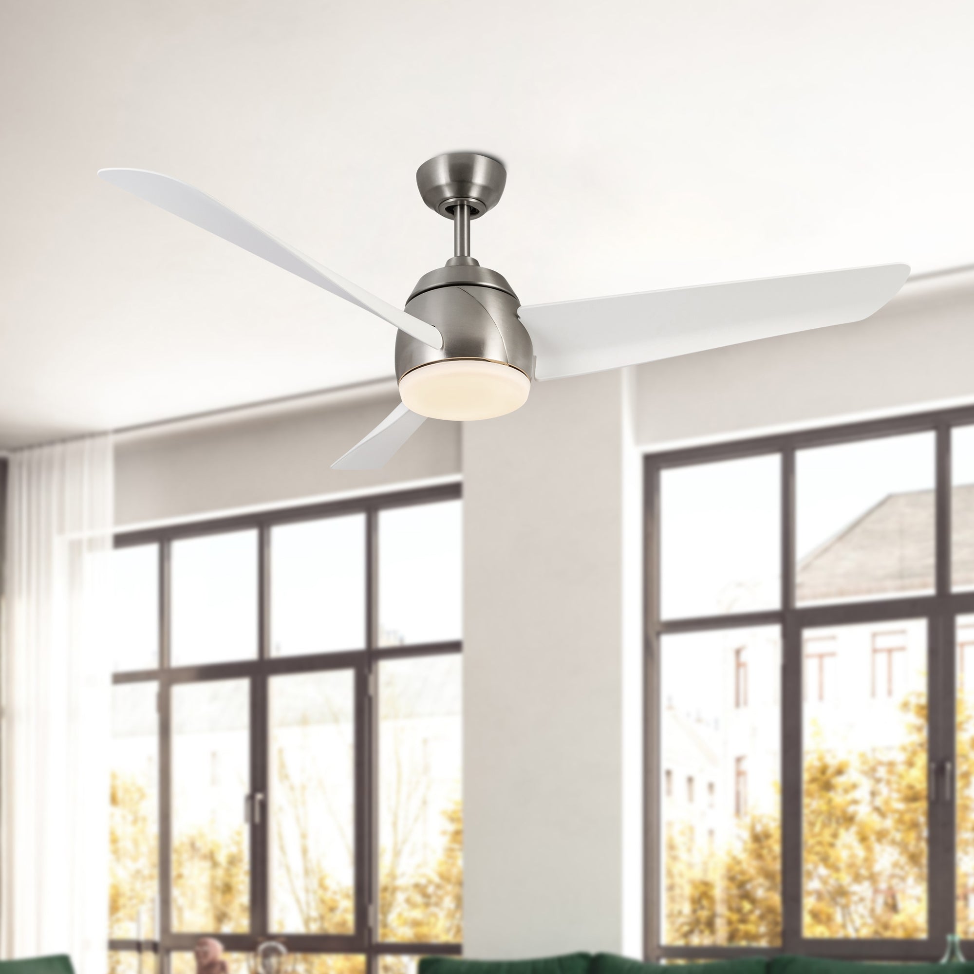 Kuzco Lighting CF91954-BG/MB Thalia Ceiling Fan