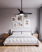 Kuzco Lighting CF91954-BN/WH Thalia Ceiling Fan