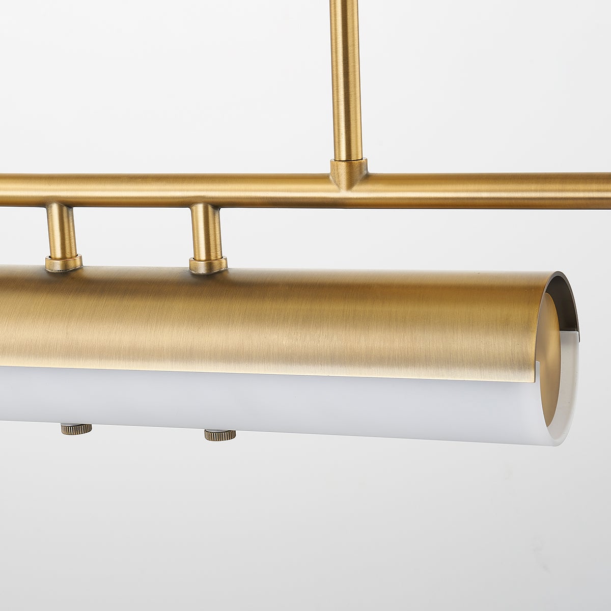 Troy Lighting F3248-PBR/SBK TITUS Linear Chandelier in Soft Black