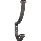 Top Knobs TK1066AG Hillmont Hook in Ash Gray