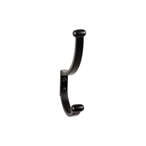 Top Knobs TK1066BLK Hillmont Hook in Flat Black