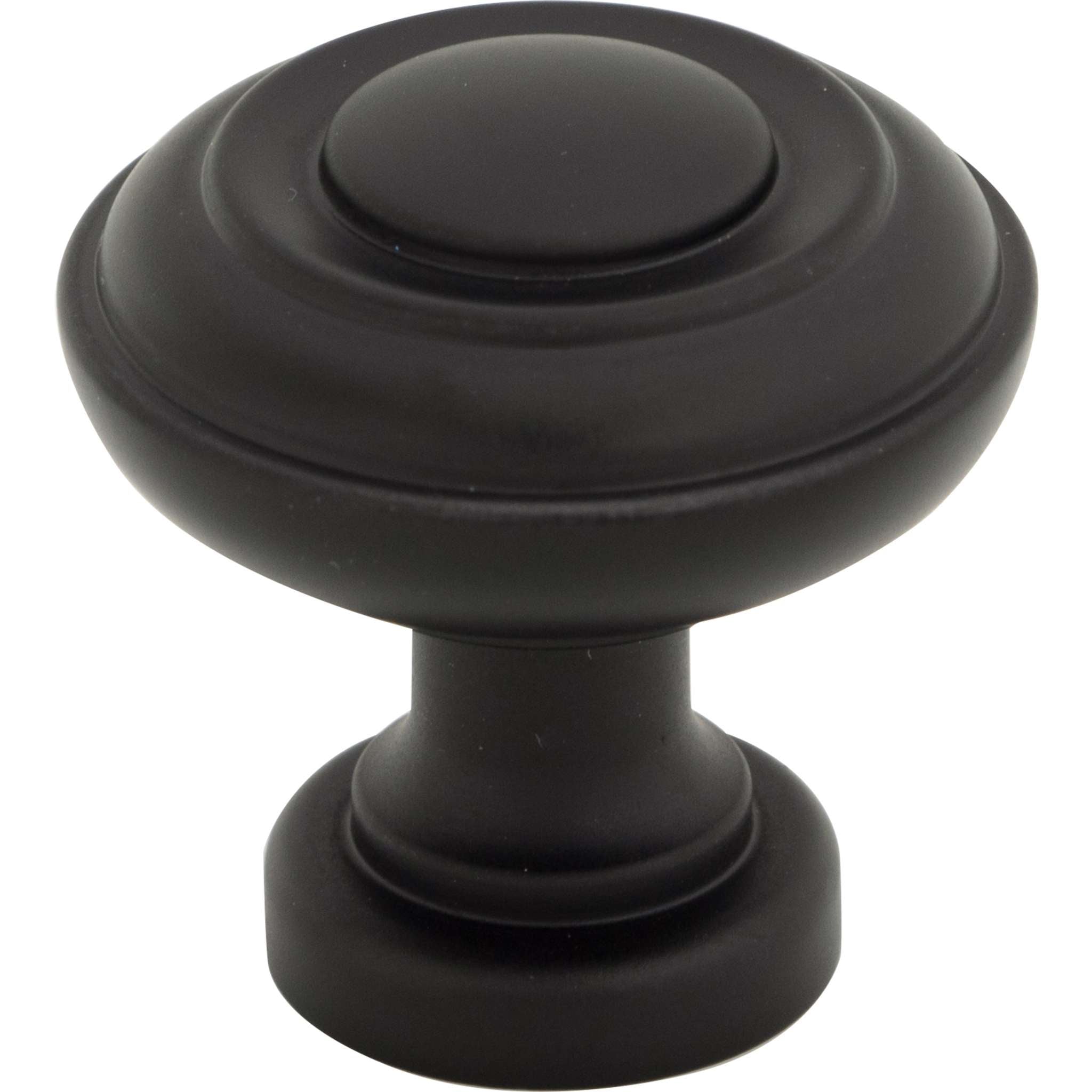 Top Knobs - TK3070BLK - Ulster Knob - Regents Park - Flat Black