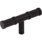 Top Knobs - TK3231BLK - Burnham T-Knob - Garrison - Flat Black