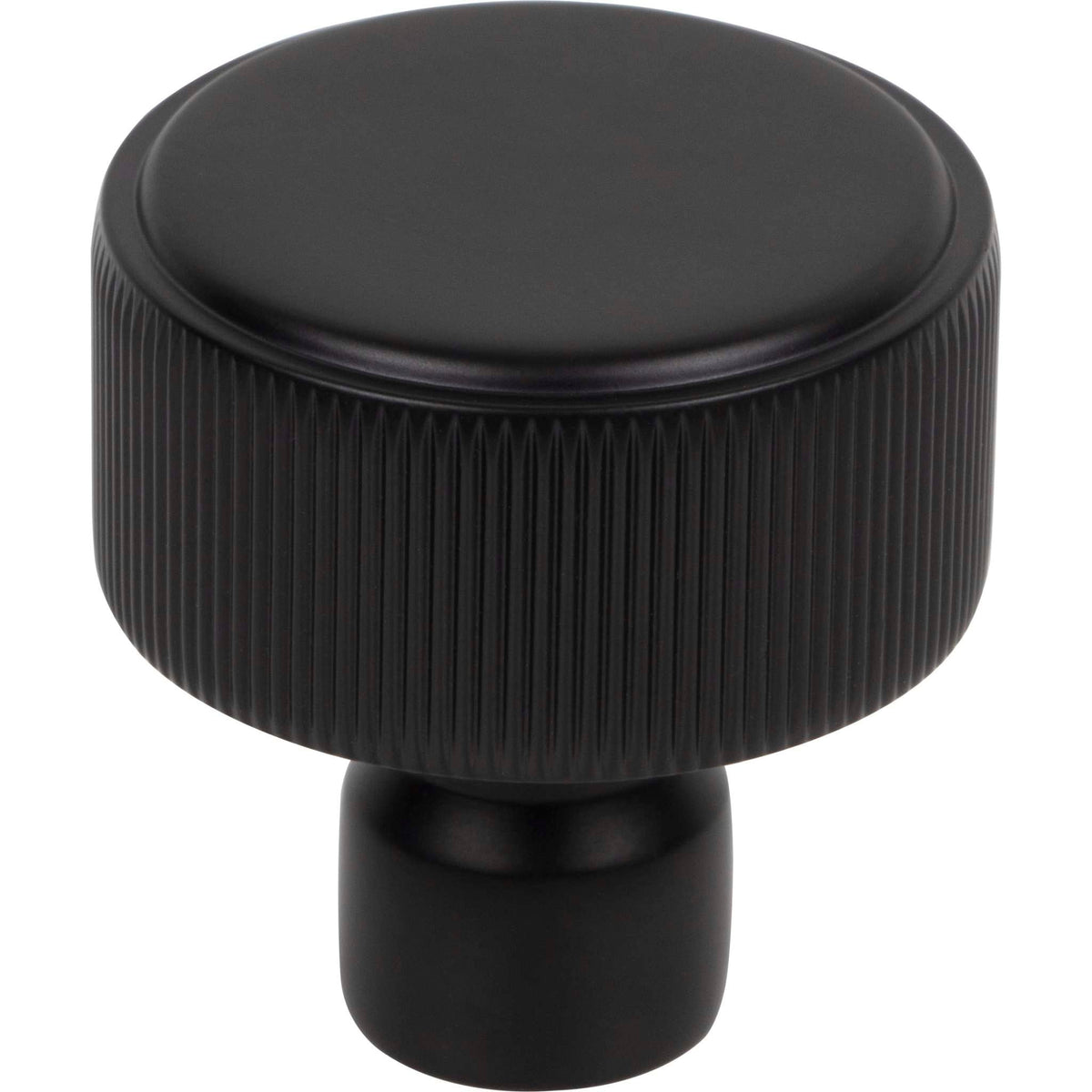 Top Knobs - TK3250BLK - Dempsey Round Knob - Garrison - Flat Black